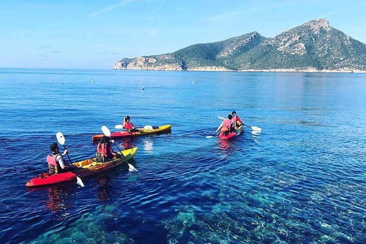Geführte Kajak- und Wandertour von Sant Elm nach Sa Dragonera